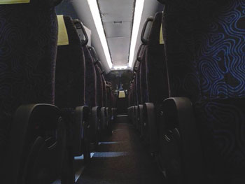 Exclusive interior of our coach